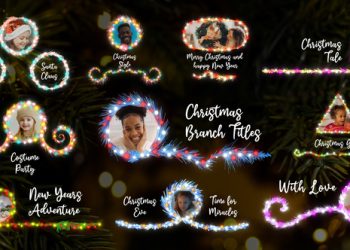 VideoHive Christmas Branch Titles And Lower Thirds for After Effects 42121659