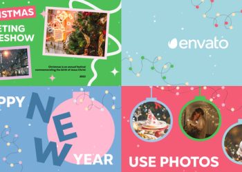 VideoHive Christmas Greeting Scenes Slideshow for After Effects 42121694