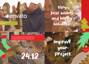 VideoHive Christmas Greeting Scenes for After Effects 42180874