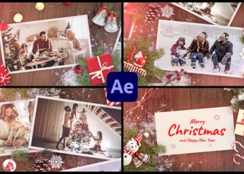 VideoHive Christmas & New Year Slideshow Opener for After Effects 40116124
