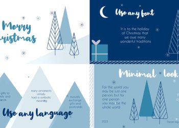 VideoHive Christmas Typography Scenes for After Effects 42121777