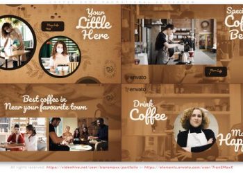 VideoHive Coffee Shop Promotional Slideshow 40200233