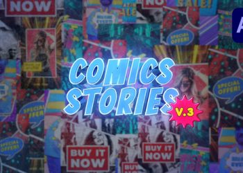 VideoHive Comics Instagram Vertical Stories V.3 40223114