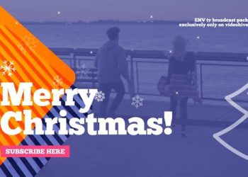 VideoHive Flat Christmas Broadcast Pack 22837458