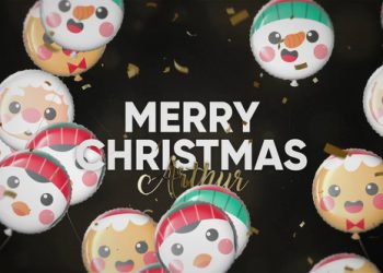 VideoHive Golden Christmas Wishes 41982156