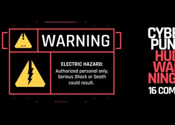 VideoHive HUD Cyberpunk Warnings 40252198