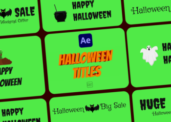VideoHive Halloween Titles For After Effects 40091905