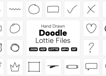 VideoHive Hand Drawn Doodle Lottie Files 40094099
