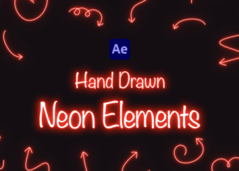 VideoHive Hand Drawn Neon Elements 40186255