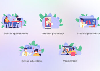 VideoHive Internet pharmacy - Flat concepts 40223105