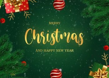 VideoHive Merry Christmas And Happy New Year Intro 41795670