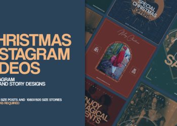 VideoHive Merry Christmas Instagram Promo Post And Story 40748452