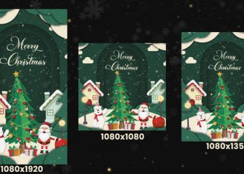 VideoHive Merry Christmas Intro 3 in 1 42254522