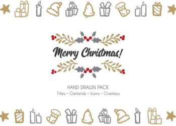 VideoHive Merry Christmas. Hand Drawn Pack 41877825