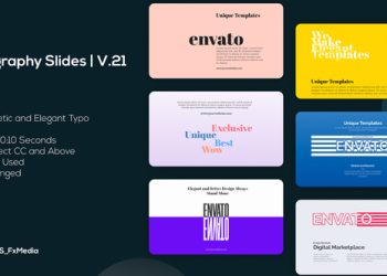 VideoHive Typography - Minimal, Dynamic and Modern Slides V.21 40102845