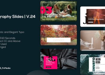 VideoHive Typography - Minimal, Dynamic and Modern Slides V.24 40102882
