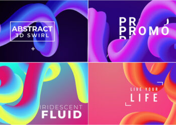 VideoHive 3D Swirl Abstract Titles 40115863