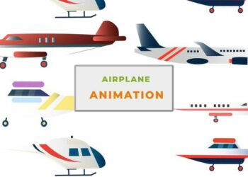 VideoHive Airplane Pack Animation 42802998