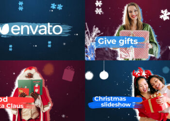 VideoHive Brush Christmas Slideshow for DaVinci Resolve 41972681