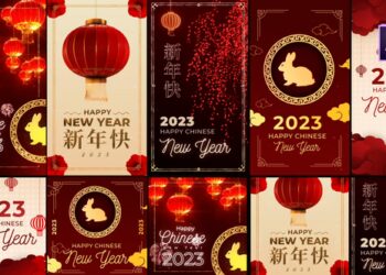 VideoHive Chinese New Year Posts and Stories 42803042