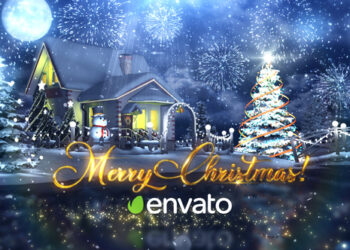 VideoHive Christmas Gold Wishes 25092300