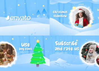 VideoHive Christmas Greetings Slideshow | DaVinci Resolve 42347331