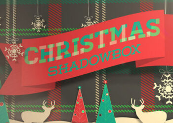 VideoHive Christmas Shadowbox Display 6012995