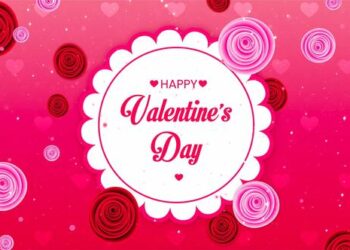 VideoHive Circle Motion Flowers Style Valentines Day Slideshow 42799522