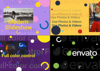VideoHive Circle Shapes Slideshow for After Effects 40305062