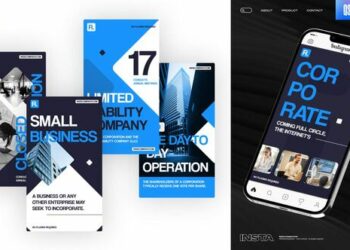 VideoHive Clean Corporate Instagram Stories For Premiere Pro 43128532