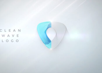 VideoHive Clean Wave Logo 40246559