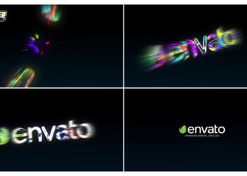 VideoHive Colorful Light Rays Logo Reveal 42618679