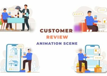 VideoHive Customer Review Animation Scene 42854573