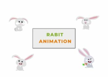 VideoHive Cute Small Rabbit Animation Scene 42925330