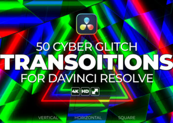 VideoHive Cyber Glitch Transition Pack 41869875