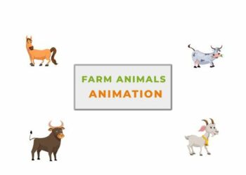 VideoHive Farm Animal Animation Scene 42925218