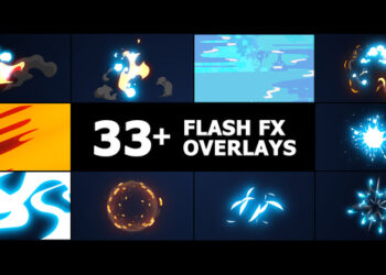 VideoHive Flash FX Overlay Pack | DaVinci Resolve 43014678