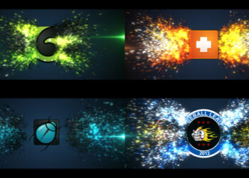 VideoHive Glowing Particle Logo Reveal 11 13103282
