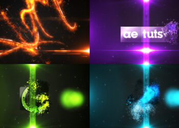 VideoHive Glowing Particle Logo Reveal 12 14555012