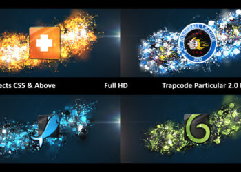VideoHive Glowing Particle Logo Reveal 7 12135641