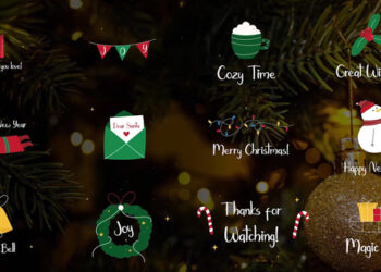 VideoHive Hand Drawn Christmas Titles for DaVinci Resolve 41877229