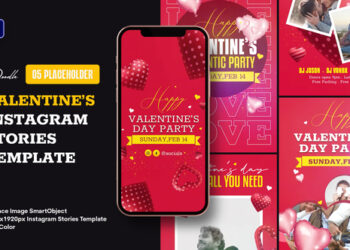 VideoHive Happy Valentines Day Instagram Stories 42767877