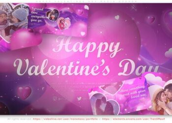 VideoHive Happy Valentines Day Media Opener 42801192