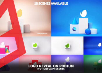 VideoHive Logo Reveal On Podium 28412724