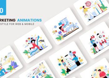 VideoHive Marketing Animations - Flat Concept 40150097
