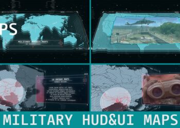 VideoHive Military HUD UI Maps 40259323