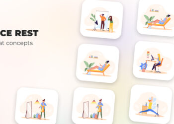 VideoHive Nice rest - Flat concept 40130054