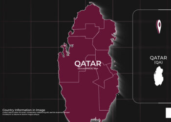 VideoHive Qatar Map Promo 40153311