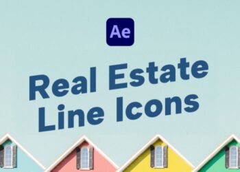 VideoHive Real Estate Line Icons For After Effects 40306874