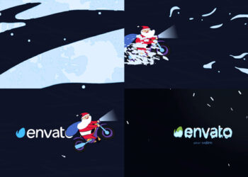 VideoHive Santa Moto Logo Opener | DaVinci Resolve 42314317